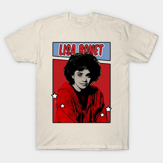 Lisa Bonet 1975s Pop Art Style T-Shirt by Flasher